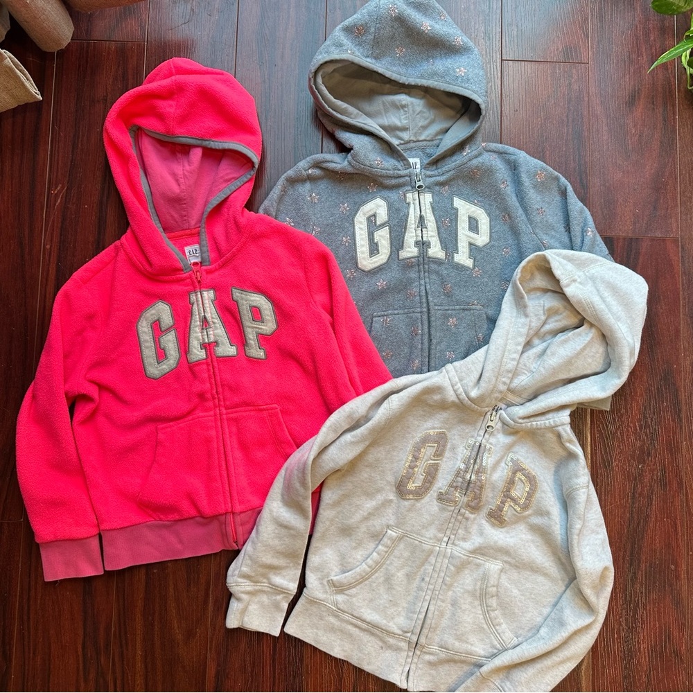 Gap Sweatshirt Hoodie Lot Girls Zip
